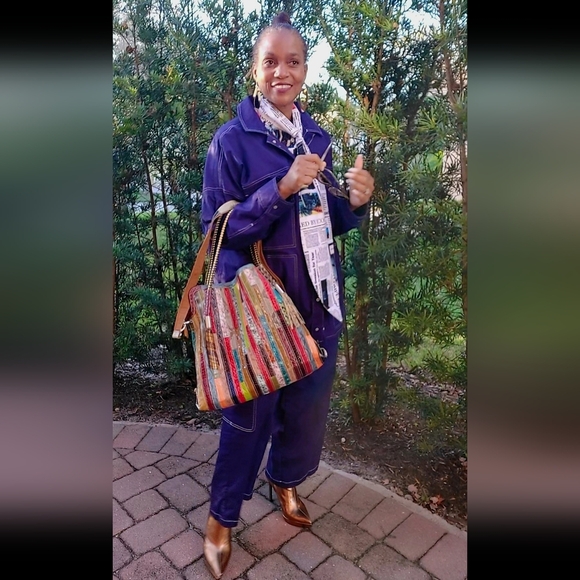 Utility jean jacket (see closet for purse in the pictures) - Picture 12 of 15